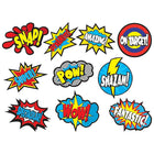 Teacher Created Resources 6" Superhero Saying Accents, 90 Pack-Classroom Decorative Accents