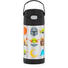 Thermos FUNtainer Vacuum Insulated Stainless Steel 355 ml Bottle with Straw - Mandalorian-Thermos vacuum insulation technology for max temperature retention