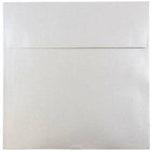 JAM Paper 8.5 x 8.5 Square Envelopes, Stardream Metallic Silver, 250 Pack (V018318H)-Silver stardream metallic envelope