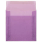 JAM Paper 6.5" x 6.5" Square Envelopes, Lilac Purple Translucent, 50 Pack (241332378i)-Purple paper envelope