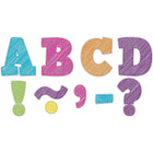 Teacher Created Resources 3" Bold Block Magnetic Letters, Scribble, 55 Pack (TCR77292)-Classroom Decoration