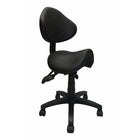 Nicer Furniture Adjustable PU Saddle Chair-Saddle stool design encourages active sitting and posture support.  
