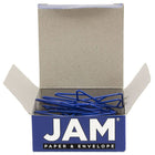 JAM Paper Butterfly Paper Clips, Dark Blue Paperclips, 4 packs of 15 (332BYbug)-Quantity: 15 Clips per Box