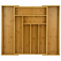 Heim Concept Bamboo Expandable 6 - 8 Slots Utensils Organizer-Tray