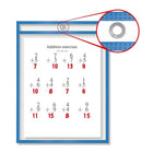 QuickFit 9" x 12" Educational Dry-Erase Pockets, Assorted, 10 Pack-Letter Size 9" x 12"