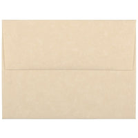 JAM Paper A2 Invitation Envelopes, 4.38 x 5.75, Parchment Brown Recycled, 1000 Pack (53447B)-Brown