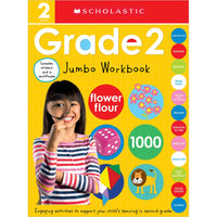 Scholastic Early Learners Second Grade Jumbo Workbook-Aimed at children ages 6-8