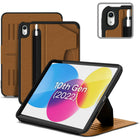 Zugu Magnetic Folio Stand Case for iPad 10th Gen 10.9" (2022) - Brown (Cognac)-Magnetic Folio Cover in Brown (Cognac)