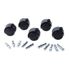 Get It Movin' Replacement Chair Mat Casters - 5 Pack-2" diameter chair mat casters, 7/16" dia. x 7/8" long stems and 3/8" dia. x 7/8" long stems, 5/Pack