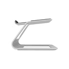Kanto SE2W Elevated Desktop Speaker Stands for Small Speakers - White-Silicone pads reduce unwanted vibrations and provide grip