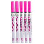 JAM Paper Marvy Uchida Fine-Line Markers - Rosemary Pink - 5 Pack (7665907g)-Colour: Rosemary