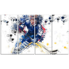 Designart Hockey Penalty Shot Canvas Art Print, (PT2553-271)-Print