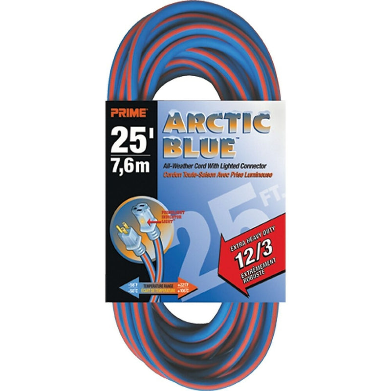 All-Weather Extension Cord - Arctic Blue, XB897, 3-CONDUCTOR SJEOW
