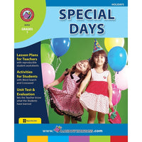 eBook: Special Days (PDF version - 1-User Download) - ISBN 978-1-55319-134-6 - Grade 1-You will receive two emails: one confirming your entire order, and one with a "Download Software" buttonYou can download immediately or return to your email to download later