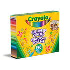 Crayola Coloured Pencils featuring Colors of the World - 150 Pack-Smooth colours for mixing and blending