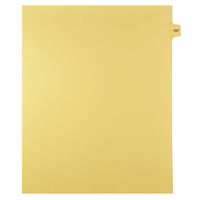 Mark Maker Legal Tabs - Letter Size - Buff - 1/15th cut - 25 tabs per package - 5 packages Pack - Number 107-Buff SingleTabs