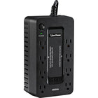 CyberPower 8-Outlet Uninterruptible Power Supply UPS System, 450VA / 260W (SE450G1-FC)-Waveform: Simulated Sine Wave
