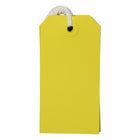 Jam Paper Gift Tags with String - Medium - 4 3/4" x 2 3//8" - Yellow - 1000 Pack-Quantity: 1000 tags per carton