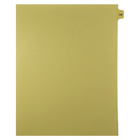 Mark Maker Legal Exhibit Index Tab Buff Single Tabs, 1/15th Cut, Letter Size, No Holes, Number 136, 25 Pack-Buff Single Tabs, 1/15th Cut