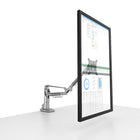 Kanto DMS1000S Gas Shock Monitor Arm Desktop Mount for 17-inch to 32-inch Displays, Silver-Fits most flat panel computer monitors from 17" to 32"