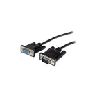 StarTech 0.5M Black Straight Through Db9 Rs232 Serial Cable, M/F-Serial