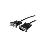 StarTech 0.5M Black Straight Through Db9 Rs232 Serial Cable, M/F-Serial