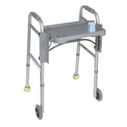 Drive Medical Folding Walker Tray-Grey, Plastic