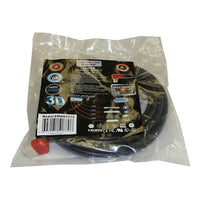 Electronic Master 12' Right Angle Male to Male HDMI Cable, 1.1" x 6.3" x 6.3", Black-Full HD 1080p and beyond