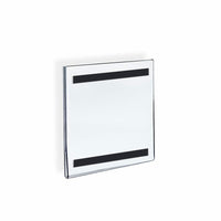 Azar Displays Acrylic Vertical Wall Mount Sign Holder with Magnetic Tape, 10 Pack (129927)-Clear Acrylic