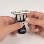 Trodat Manual Paid Text Dater-Dater has 12 years on the year band