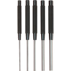 Starrett Drive Pin Punches For Machine Shop & Motor Service Work, 6 Pack-Overall Length: 8"