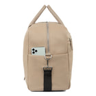 Bugatti Woman - Opera - Duffle Bag - Pebble Polyurethane- Taupe-Modern Vegan Leather Duffle Bag