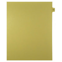 Mark Maker Legal Exhibit Index Tab Buff Single Tabs, 1/15th Cut, Letter Size, No Holes, Number 167, 25 Pack-Buff Single Tabs, 1/15th Cut