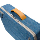 Vangoddy Slate Shoudler Carrying Bag For 15.6" Laptop - Blue-Padded mesh handles and backpack straps for comfortable wear