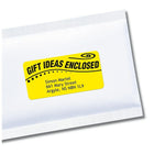 Avery High Visibility Assorted Neon Laser Labels - 2" x 4" - 150 Pack-10 labels per sheet