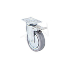 Colson Zinc Plated Caster, 3" (76 Mm), Caster Type: Swivel w/Brake, 3" (76 Mm), Mi889, 2 Pack (Y380T-PPB-TP)-Wheel Diameter: 3" (76 mm)