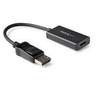 StarTech DisplayPort to HDMI Adapter with HDR, 4K 60Hz, Black (DP2HD4K60H)-Connect DisplayPort devices to HDR capable 4K HDMI displays