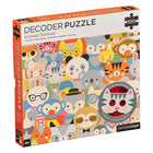 Petit Collage Animal Festival Decoder Puzzle - 100 Pieces-Perfect for ages 4+