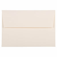 JAM Paper A8 Invitation Envelopes, 5.5 x 8.125, Strathmore Natural White Wove, 250 Pack (191205H)-Natural white wove Strathmore envelope