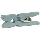 JAM Paper Wood Clothing Pin Clips, Small, 7/8, Blue, 4 Packs of 50, 200 Total (2230717361g)-Finish: Smooth