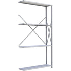 Metalware RK286 Boltless Shelving Unit, 4-Shelves, 48" x 18" x 88", Light Grey-Adjustable shelving system that provides high strength, yet economical storage capacity for your needs