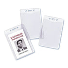 Avery 74472 Heavy-Duty Badge Holders for Inserts up to 4" x 3", 25 Pack-Heavyweight vinyl for everyday use