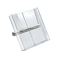 Azar Displays Brochure Side Shelf, 10" x 9.25" (300270)-Clear Acrylic