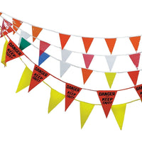 CCI Canada Pennants - 12 Pack-Message - Red w/Danger Keep Out