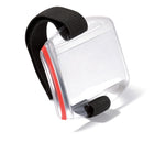 Durable Card Holder Outdoor Secure - Plastic - Black/Transparent-Plastic