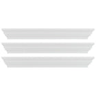 kieragrace Madison Contoured Wall Ledge & Shelf, 24 Pack", White, 3 Pack-Set: comes with a total of 3 same-sized wall shelves