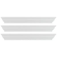 kieragrace Madison Contoured Wall Ledge & Shelf, 24 Pack", White, 3 Pack-Set: comes with a total of 3 same-sized wall shelves