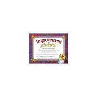 Hayes Improvement Award Certificate, 8 1/2" X 11", 120 Pack (H-VA688)-Size: 8 1/2"(L) x 11"(W)
