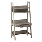 Homenations Barrington Ladder Desk with Hutch-Desk storage drawer with plenty of space for all your needs