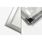 Eddie's Lockable Snap Frame Poster Holder - 11" x 17" - Silver Aluminum - 5 Pack (120665-5)-for 11" x 17" material